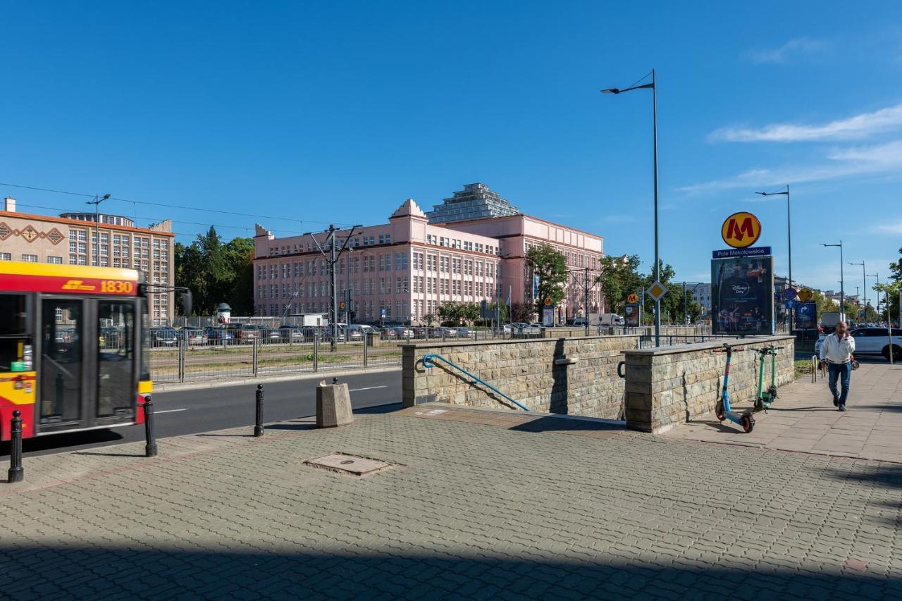 Batorego 16 Blue Prywatne Mieszkanie 300M Od Metro Pole Mokotowskie I Sgh Samodzielne Zameldowanie! Self Check-In System! Warszawa Zewnętrze zdjęcie